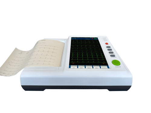ECG Machine 12 Channel 10.2 Inch Color Touch Screen