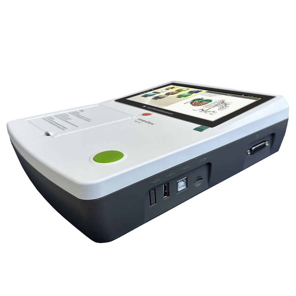 MEDEX ECG Machine 3 Channel 7 Inch Color Touch Screen